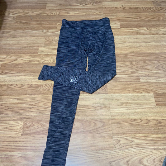 Ladies Grey Left Leg GFM Leggings