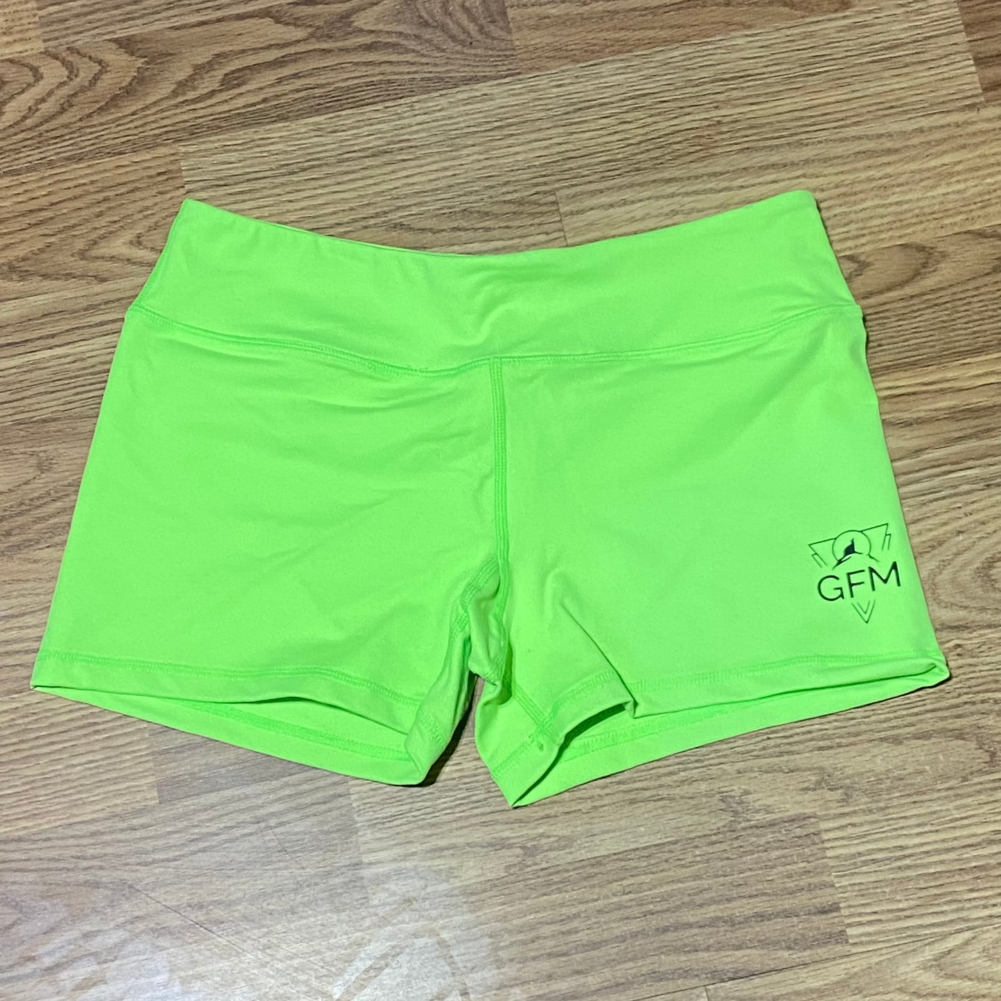 Ladies GFM Green/Lime Shorts